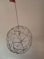 Leuke draadstalen lamp 45cm doorsnede, Huis en Inrichting, Lampen | Hanglampen, Ophalen, Zo goed als nieuw, Metaal, Minder dan 50 cm