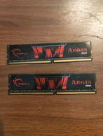 2x8GB DDR4 3000MHz RAM G.Skill Aegis F4-3000C16D-16GISB, Computers en Software, DDR4, Ophalen of Verzenden, Zo goed als nieuw