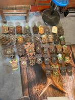 Partij van 40 Antieke Schwarzwalder Miniatuur Klokjes, Antiek en Kunst, Ophalen of Verzenden