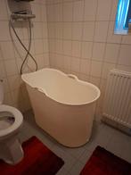 Kunststof babybad met stop en plankje, Huis en Inrichting, Badkamer | Complete badkamers, Ophalen, Gebruikt, Met bad