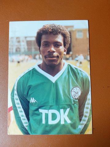 ajax spelerskaart stanley menzo 1985 rookie  beschikbaar voor biedingen