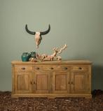 *10% KORTING* Woonprogramma Bologna Teak Hout Gratis Bezorg, 200 cm of meer, 150 tot 200 cm, Teakhout, Ophalen of Verzenden