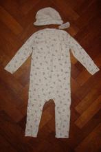 NIEUW Pocopiano tricot onesie kerst pyjama, grijs rood mt 98, Nacht- of Onderkleding, Meisje, Nieuw, Pocopiano