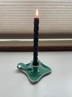 D863 Emaille kaarsenstandaard Blaker kandelaar met oor, Huis en Inrichting, Woonaccessoires | Kandelaars en Kaarsen, Gebruikt