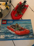 Sint idee: Lego City 60129 Politieboot - Complete Set, Kinderen en Baby's, Speelgoed | Duplo en Lego, Ophalen of Verzenden, Gebruikt