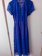 Vintage jurk mt. 38, Maat 38/40 (M), Blauw, Ophalen of Verzenden, Zo goed als nieuw