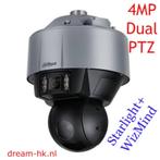 4MP Dahua Starlight+ Panoramic Dual-PTZ IP Hi-PoE camera