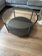 Glazen Salontafel - Modern Design, Huis en Inrichting, Tafels | Salontafels, Ophalen, Rond, 50 tot 100 cm, Minder dan 50 cm