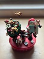 Kerst Muziekdoosje Enesco - 'Weighting For The Holidays', Kunststof, Ophalen of Verzenden, Zo goed als nieuw, Rood