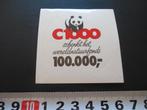 sticker supermarkt C1000 schenkt WNF wereldnatuurfonds *, Ophalen, Zo goed als nieuw