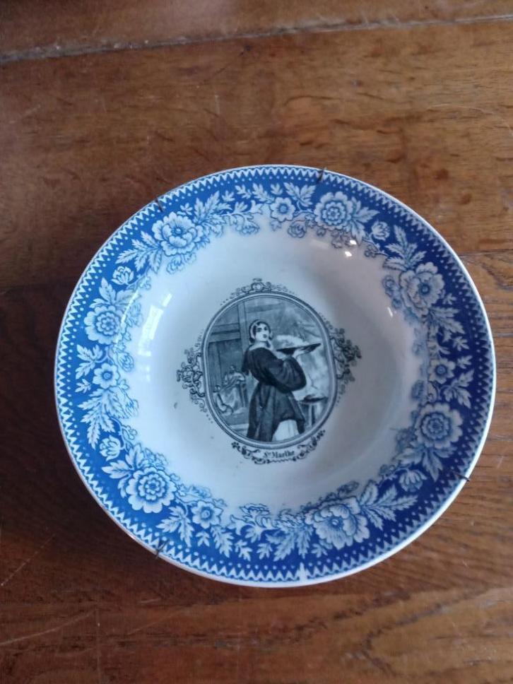 religie bord BOCH KERAMIS het is ST MARTHA, Antiek en Kunst, Antiek | Religie, Ophalen of Verzenden