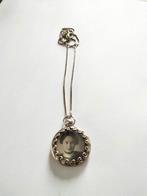 Prachtige antieke zilveren foto medaillon., Sieraden, Tassen en Uiterlijk, Antieke sieraden, Verzenden, Zilver, Ketting