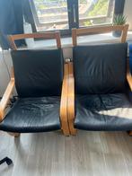 Comfortable IKEA lounge chairs, Huis en Inrichting, Stoelen, Ophalen, Gebruikt, Twee, Zwart