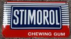 Stimorol chewing gum  emaillen reclame bord retro kado, Reclamebord, Ophalen of Verzenden, Zo goed als nieuw, Info@americansaleshop.nl