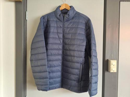 GRIJS BLAUWE GEWATTEERDE LENTE/HERFST JAS, Kleding | Heren, Jassen | Winter, Nieuw, Maat 56/58 (XL), Blauw, Ophalen of Verzenden