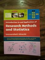 Boek Research Methods and Statistics Universiteit Utrecht, Ophalen of Verzenden, Zo goed als nieuw, Overige onderwerpen