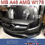 W176 Mercedes A Klasse Front onderdelen AMG 2018 grijs kop, Auto-onderdelen, Gebruikt, Ophalen of Verzenden, Bumper, Mercedes-Benz