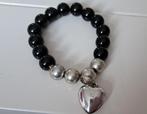 Armband met zilverkleurig hart(nooit gedragen), Ophalen of Verzenden, Nieuw, Zilver