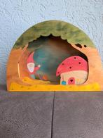 Nachtlampje De Noest - Handgemaakt Houten Lampje, Ophalen of Verzenden, Gebruikt