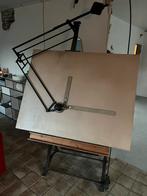Libra industriële tekentafel met parallel tekenmachine, Doe-het-zelf en Verbouw, Tekentafels, Ophalen, Zo goed als nieuw
