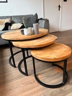 Bijzettafels, Huis en Inrichting, Tafels | Bijzettafels, Ophalen, Rond, Minder dan 55 cm