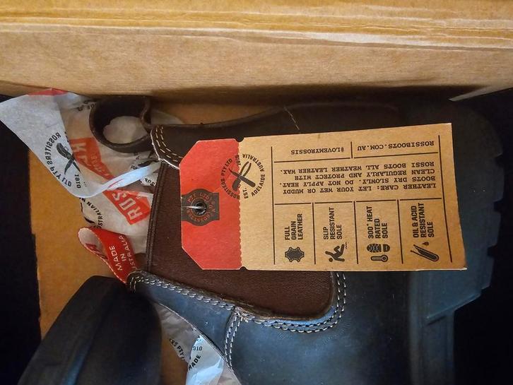 Rossi Endura leren schoenen Australian boots, Kleding | Heren, Schoenen, Zo goed als nieuw, Boots, Bruin, Ophalen of Verzenden