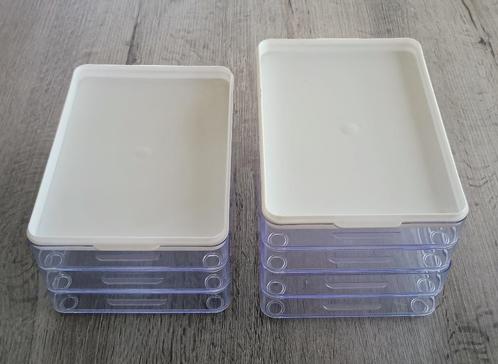 7 doorzichtige vleeswarenbakjes  / doosjes en 2 deksels., Huis en Inrichting, Keuken | Keukenbenodigdheden, Zo goed als nieuw