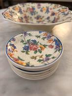 Schalen set Mille Fleurs Sociéte Ceramique, Antiek en Kunst, Antiek | Keramiek en Aardewerk, Ophalen of Verzenden