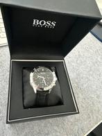 Hugo Boss design horloge Nieuw!, Overige merken, Leer, Staal, Polshorloge