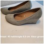 Groene schoenen Sleehak, Ophalen of Verzenden, Zo goed als nieuw, Groen