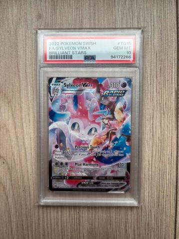 PSA 10! Sylveon TG15. Pokemonkaart. Pokemon. Brilliant star beschikbaar voor biedingen