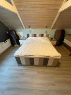 Bed steigerhout incl matras, Ophalen, Gebruikt, Overige kleuren, 210 cm