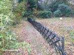 Hekwerk (Schaarhek) 17 meter, Tuin en Terras, Tuinhekken en Hekwerk, Met poort, Gebruikt, Ophalen of Verzenden, Tuinhek