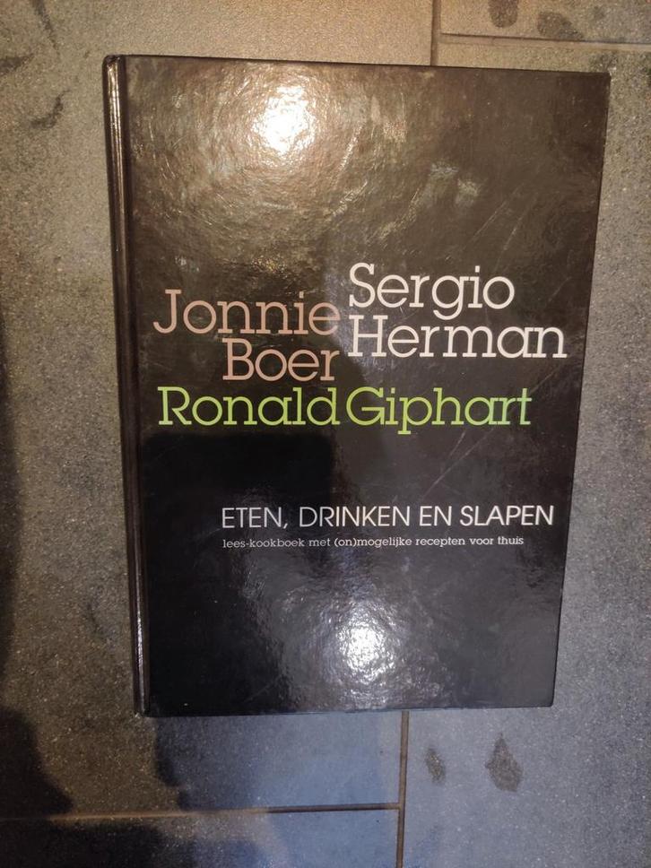 Kookboek Jonnie Boer, Sergio Herman, Ronald Giphart, Boeken, Kookboeken, Zo goed als nieuw, Voorgerechten en Soepen, Hoofdgerechten