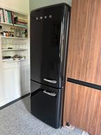Smeg FAB38LBL5 zwart, Witgoed en Apparatuur, Koelkasten en IJskasten, Ophalen, 200 liter of meer, 60 cm of meer, Met aparte vriezer