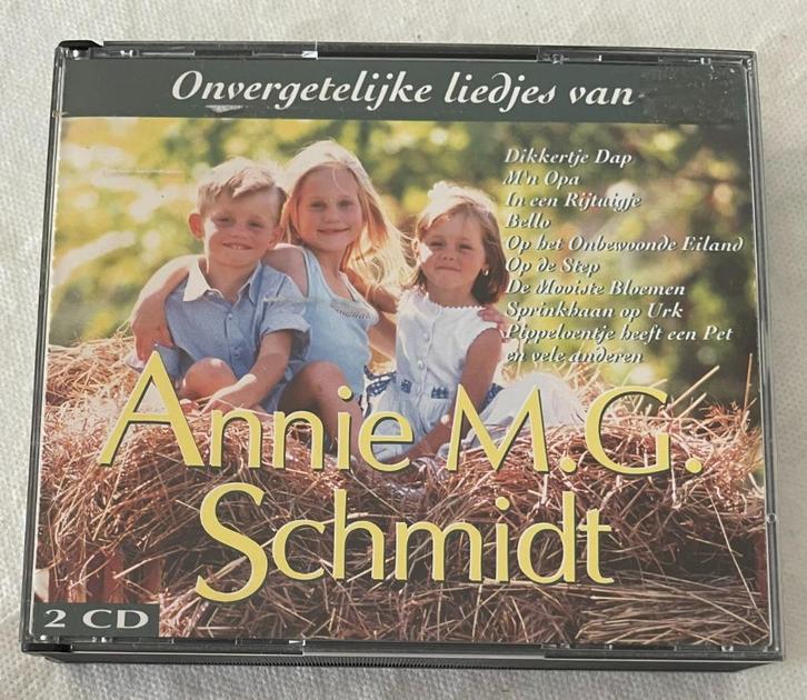 CD Onvergetelijke leidjes van Annie M G Schmidt Dubbel CD, Cd's en Dvd's, Cd's | Kinderen en Jeugd, Zo goed als nieuw, Muziek