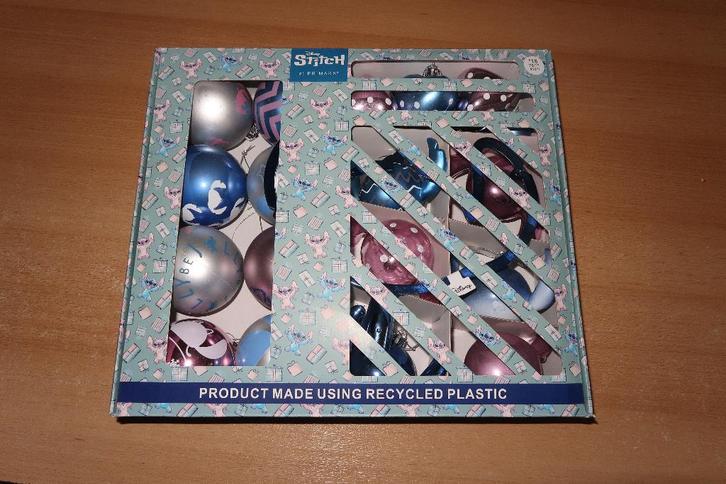 Nieuw Stitch / Angel / Disney kerstballen / kerstboom pakket, Verzamelen, Disney, Nieuw, Beeldje of Figuurtje, Overige figuren