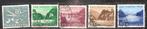 Zwitserland 627-631, Postzegels en Munten, Postzegels | Europa | Zwitserland, Ophalen of Verzenden, Gestempeld