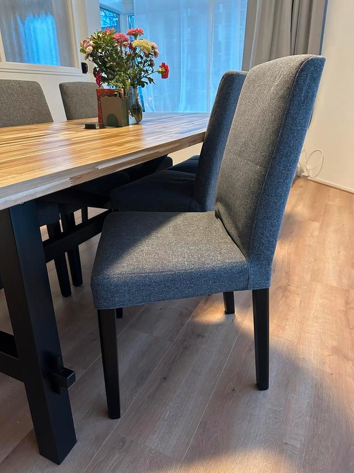 6 Mooie Stoelen - Ikea Hoezen Optie! 10€ per stuk, Huis en Inrichting, Stoelen, Zo goed als nieuw, Vijf, Zes of meer stoelen, Stof