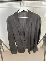 Emporio Armani Linnen Blazer - Grijs, Ophalen of Verzenden, Zo goed als nieuw, Maat 52/54 (L), Grijs