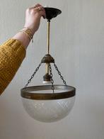 Vintage hanglamp, Vintage, Ophalen of Verzenden, Zo goed als nieuw, Glas