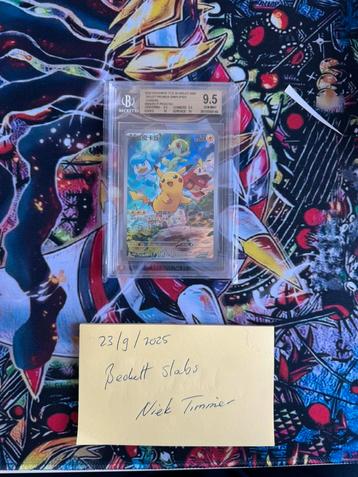 Pikachu Simplefied Chinese BGS 9.5 beschikbaar voor biedingen