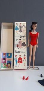 Vintage Barbie Swirl brunette 1963 met doos., Verzamelen, Poppen, Gebruikt, Pop, Verzenden