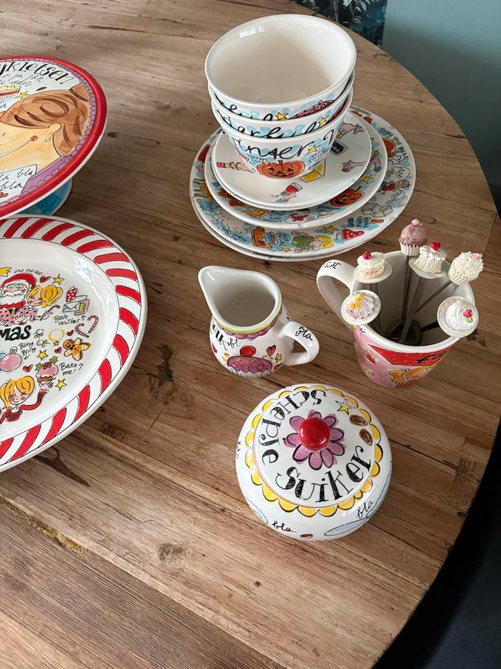 Blond Amsterdam Servies Collectie te Koop, Huis en Inrichting, Keuken | Servies, Gebruikt, Compleet servies, Blond Amsterdam, Aardewerk