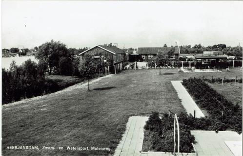 Heerjansdam – Zwem- en watersport Molenweg., Verzamelen, Ansichtkaarten | Nederland, Ongelopen, Zuid-Holland, 1960 tot 1980, Ophalen of Verzenden