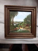 Vintage tegel van Mosa Scenery landscape, Antiek en Kunst, Antiek | Wandborden en Tegels, Ophalen of Verzenden