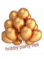 Goud - zwart en confetti ballonnen (5+5+5) nr C635, Ophalen of Verzenden, Nieuw, Versiering, Verjaardag