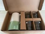 Nieuw! Karaf + 4 glazen groen (postcode loterij), Verzamelen, Ophalen, Nieuw, Overige typen