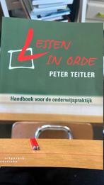 Peter Teitler - Lessen in orde, Sociale wetenschap, Nieuw, Ophalen of Verzenden, Peter Teitler