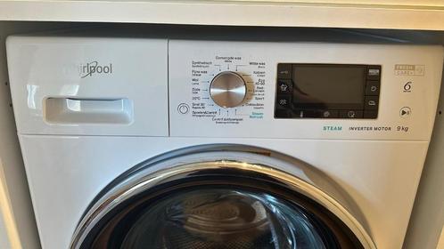 Wasmachine Whirlpool 9kg kort gebruikt, in perfecte staat, Witgoed en Apparatuur, Wasmachines, Zo goed als nieuw, Voorlader, 8 tot 10 kg